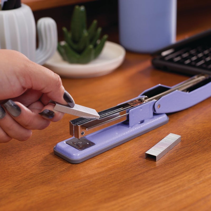 Swing Line Stapler, Cub Compact Desktop Stapler, 20 Sheet Capacity, Metal, Periwinkle Purple (S701071) - Image 4